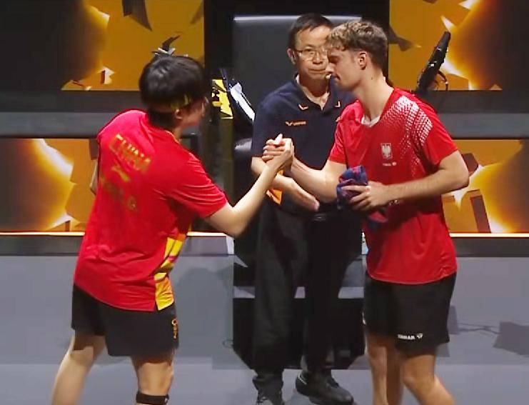 法国乒乓球队轻取波兰乒乓球队，许昕关键制胜的简单介绍